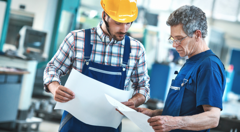 Blue collar workers